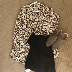 Chico’s Animal print blouse/ tunic